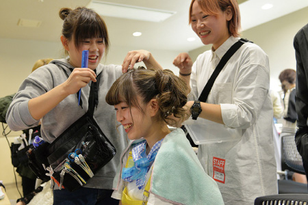 ヘアアレンジ演習