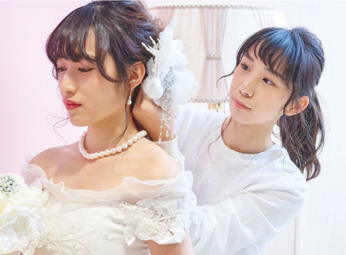 ブライダルヘアメイクコース