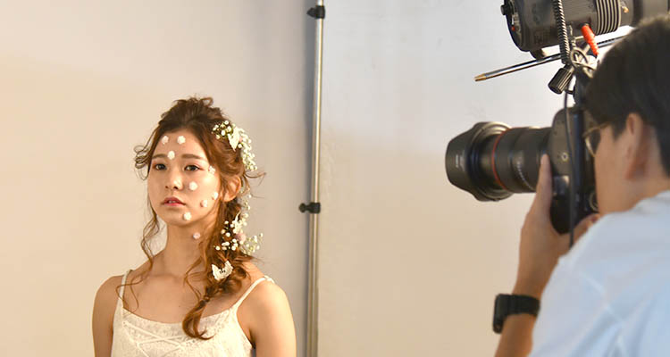 スチールヘアメイク演習