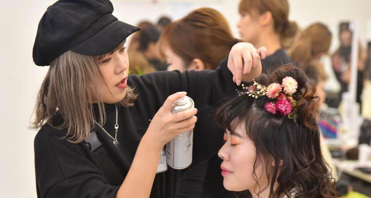 ヘアメイク科の2年間